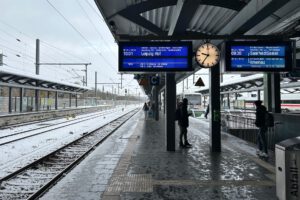 Optimistischer Start am Hbf Erfurt