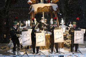 Bläserquintett auf dem Oberwiesenthaler Adventsmarkt