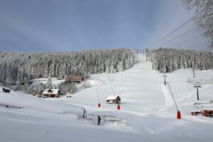 Skigebiet an der Fichtelberg Schwebebahn