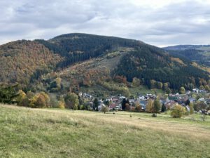 Manebach, Ortsausgang in Richtung Ilmenau